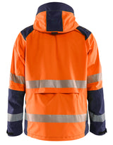 Blåkläder 4435 High Vis Skaljakke materiale med logo