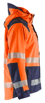 Blåkläder 4435 High Vis Skaljakke produktbillede til broderi