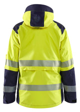 Blåkläder 4436 Dame High Vis Skaljakke produktbillede med logo