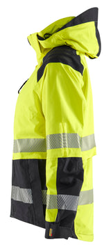 Blåkläder 4436 Dame High Vis Skaljakke produktbillede med tryk