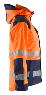 Blåkläder 4436 Dame High Vis Skaljakke produktbillede til broderi