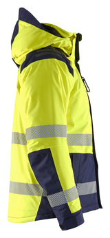 Blåkläder 4455 High Vis Vinterjakke detalje til broderi