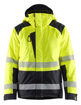 Blåkläder 4455 High Vis Vinterjakke materiale med firmalogo