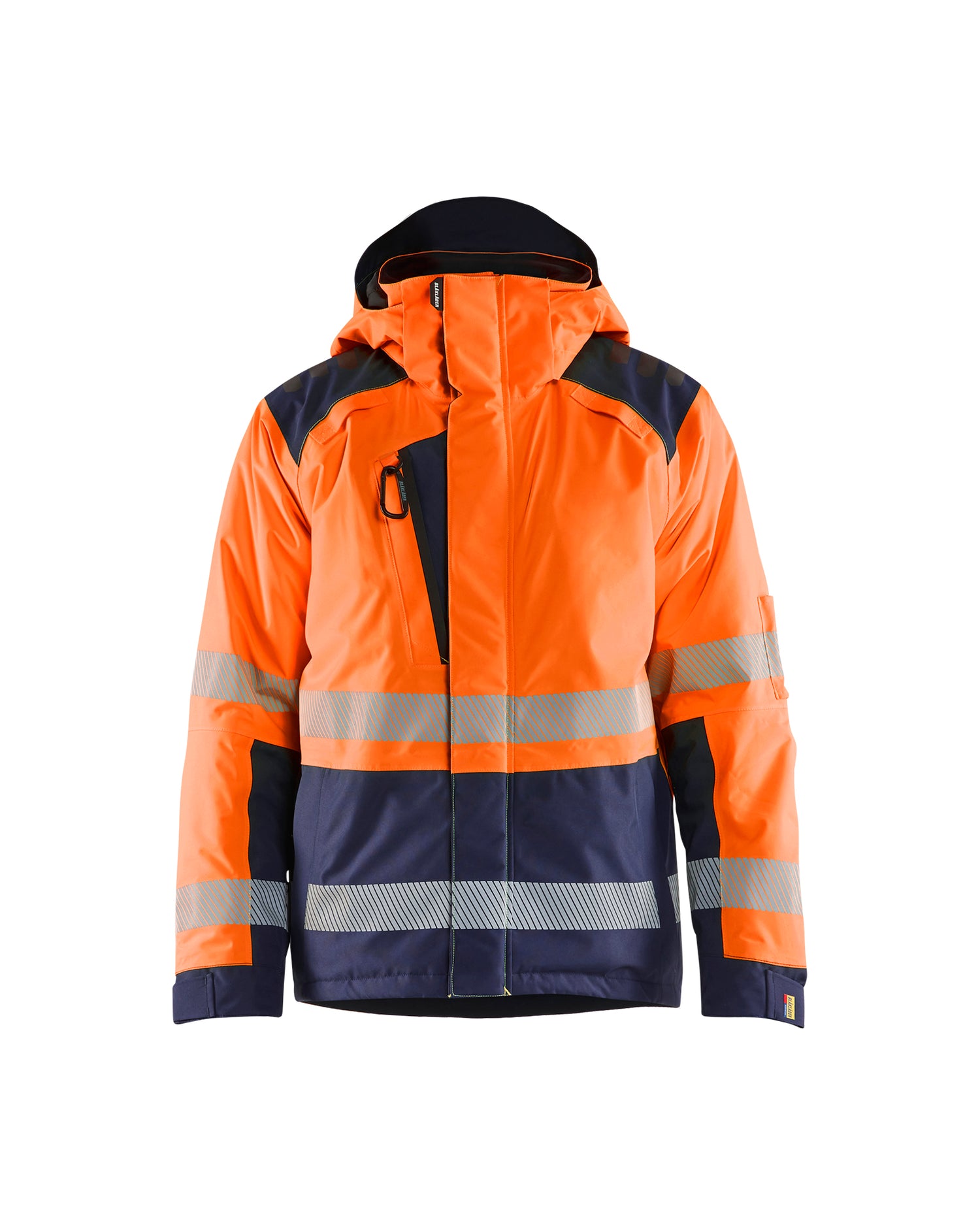 Blåkläder 4455 High Vis Vinterjakke, High Vis Orange/Marineblå