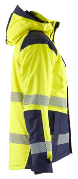 Blåkläder 4456 Dame High Vis Vinterjakke detalje til broderi