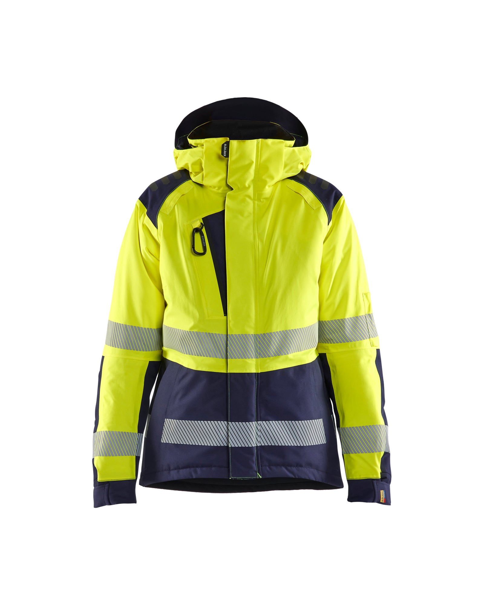 Blåkläder 4456 Dame High Vis Vinterjakke, High Vis Gul/Marineblå