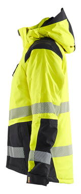 Blåkläder 4456 Dame High Vis Vinterjakke produktbillede med tryk