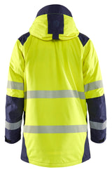 Blåkläder 4457 High Vis Vinterparkajakke produktbillede med logo