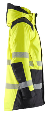 Blåkläder 4457 High Vis Vinterparkajakke produktfoto til broderi
