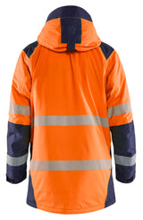 Blåkläder 4457 High Vis Vinterparkajakke materiale med logo