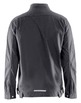 Blåkläder 4466 Industri Jakke Stretch nærbillede med logo