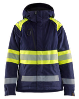 Blåkläder 4470 Dame High Vis Vinterjakke med tryk eller logo – arbejdstøj og firmatøj