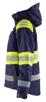 Blåkläder 4470 Dame High Vis Vinterjakke produktfoto med tryk