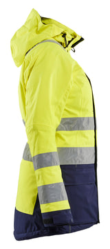 Blåkläder 4472 Dame High Vis Vinterparkajakke detalje til broderi