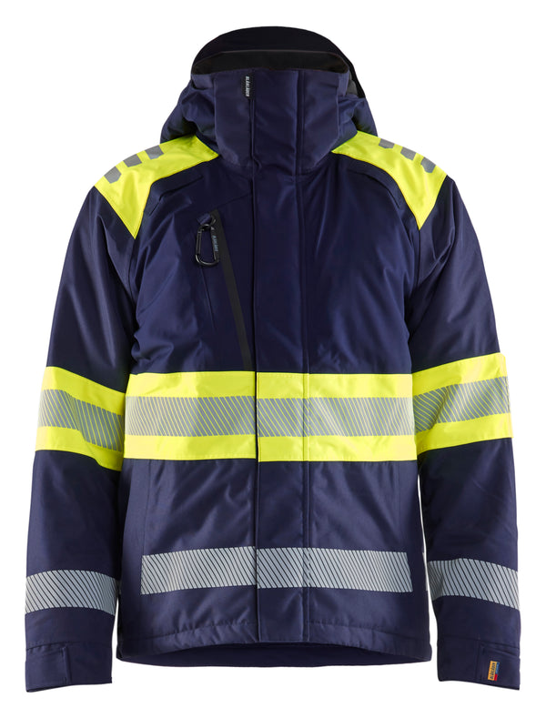 Blåkläder 4480 High Vis Vinterjakke med tryk eller logo – arbejdstøj og firmatøj