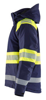 Blåkläder 4480 High Vis Vinterjakke produktfoto med tryk