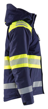 Blåkläder 4480 High Vis Vinterjakke detalje til broderi