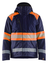 Blåkläder 4480 High Vis Vinterjakke materiale med firmalogo