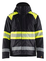 Blåkläder 4480 High Vis Vinterjakke detalje med firmalogo