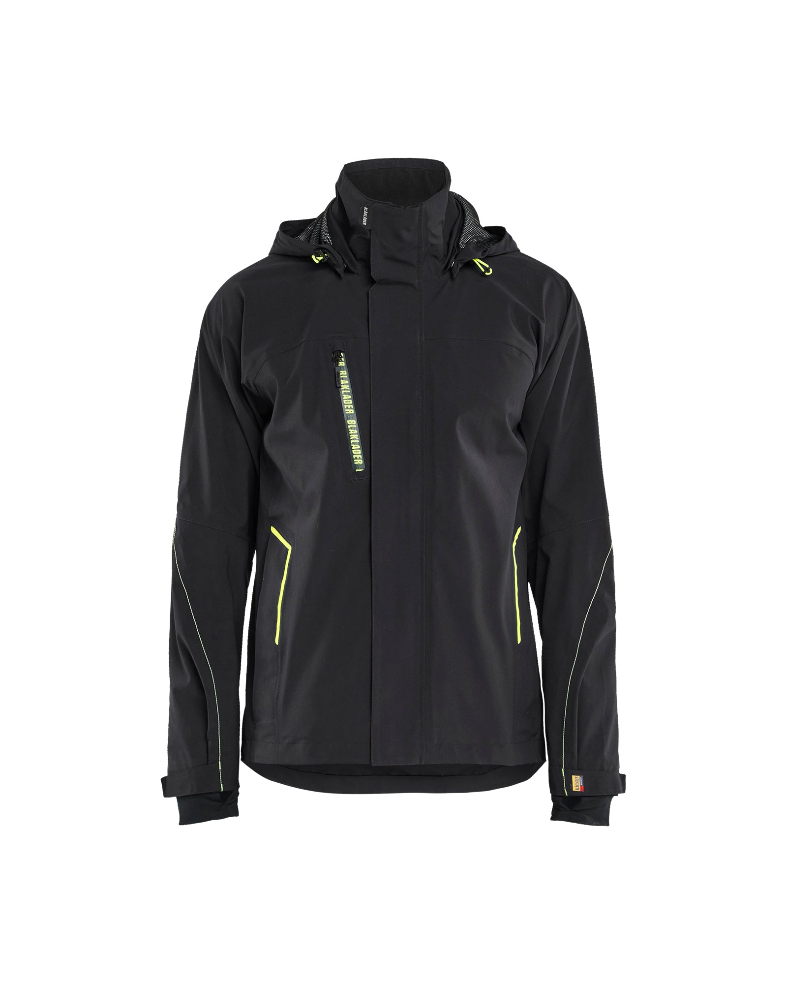Blåkläder 4483 Skaljakke 4-vejs Stretch, Sort/High Vis Gul