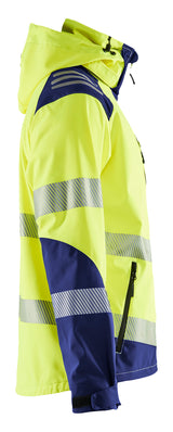 Blåkläder 4491 High Vis Softshelljakke detalje til broderi