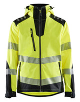 Blåkläder 4491 High Vis Softshelljakke materiale med firmalogo