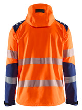 Blåkläder 4491 High Vis Softshelljakke materiale med logo