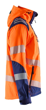 Blåkläder 4491 High Vis Softshelljakke produktbillede til broderi