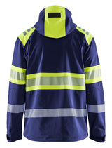 Blåkläder 4494 High Vis Softshell Jakke produktbillede med logo