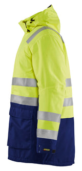 Blåkläder 4495 High Vis Vinterparkajakke produktbillede med logo