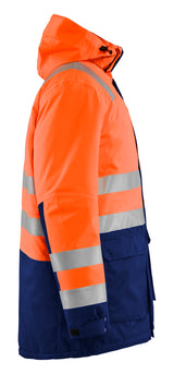 Blåkläder 4495 High Vis Vinterparkajakke materiale med logo