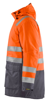 Blåkläder 4495 High Vis Vinterparkajakke produktbillede til broderi