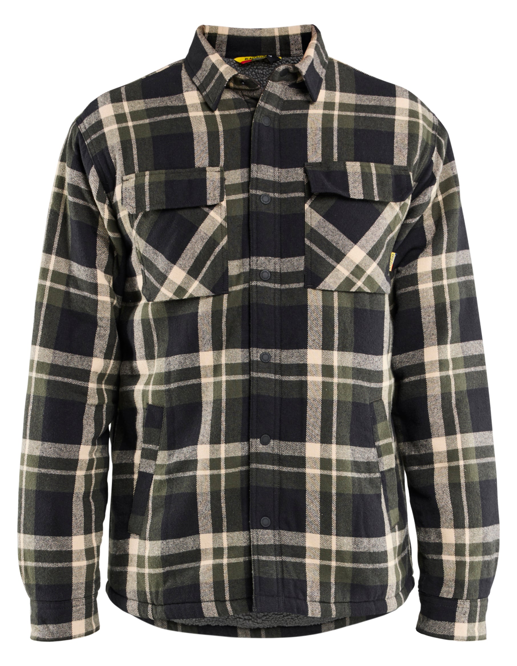 Flannelskjorte med Fiberpelsforing