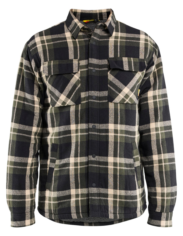 Blåkläder 4704 Flannelskjorte med Fiberpelsforing med tryk eller logo – arbejdstøj og firmatøj