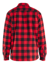 Blåkläder 4704 Flannelskjorte med Fiberpelsforing nærbillede med logo