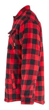 Blåkläder 4704 Flannelskjorte med Fiberpelsforing produktbillede med tryk