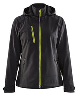 Blåkläder 4719 Dame Softshell Jakke detalje med firmalogo