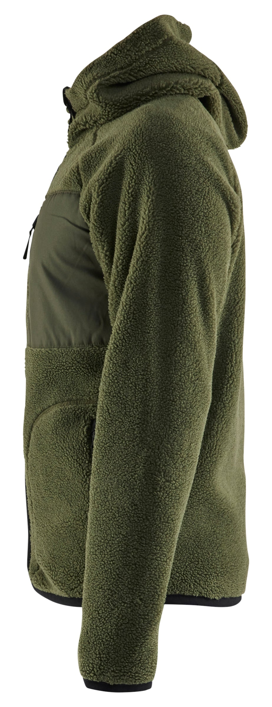 Fiberpels Jakke med hætte