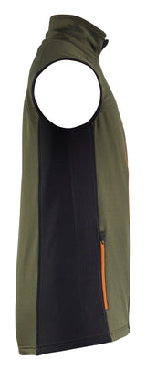 Blåkläder 4736 Striker Fleecevest detalje til broderi