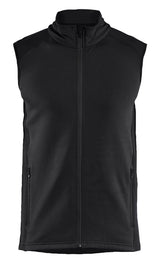 Blåkläder 4736 Striker Fleecevest detalje med firmalogo