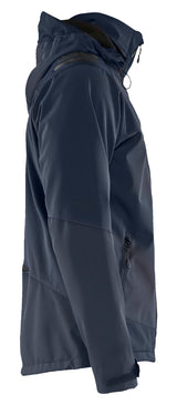 Blåkläder 4749 Softshell Jakke detalje til broderi