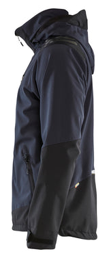 Blåkläder 4749 Softshell Jakke produktbillede med tryk