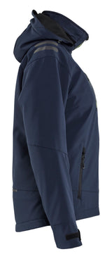 Blåkläder 4751 Dame Letforet Vinter Softshelljakke detalje til broderi