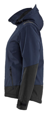 Blåkläder 4751 Dame Letforet Vinter Softshelljakke produktbillede med tryk
