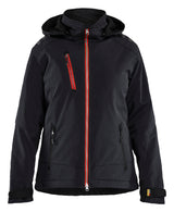 Blåkläder 4751 Dame Letforet Vinter Softshelljakke detalje med firmalogo