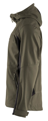 Blåkläder 4753 Softshell Jakke med hætte produktbillede med logo