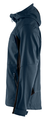 Blåkläder 4753 Softshell Jakke med hætte materiale med firmalogo