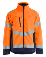 Blåkläder 4760 High Vis Skaljakke detalje med firmalogo