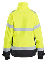 Blåkläder 4761 Dame High Vis Skaljakke nærbillede med logo