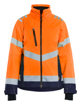Blåkläder 4761 Dame High Vis Skaljakke detalje med firmalogo